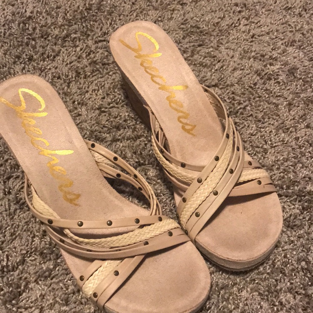 Tan sketchers wedges